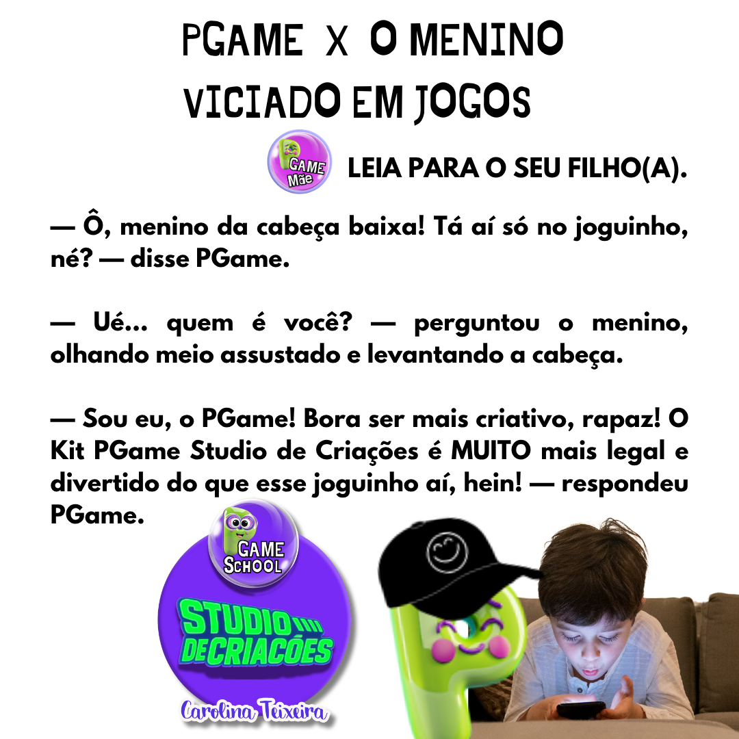 Kit PGame Estúdio de Criações com curso de desenho