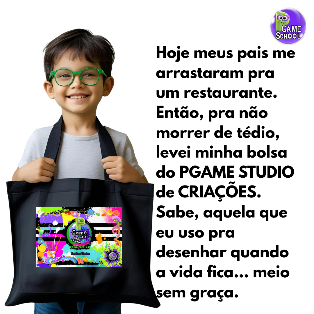 Kit PGame Estúdio de Criações com curso de desenho