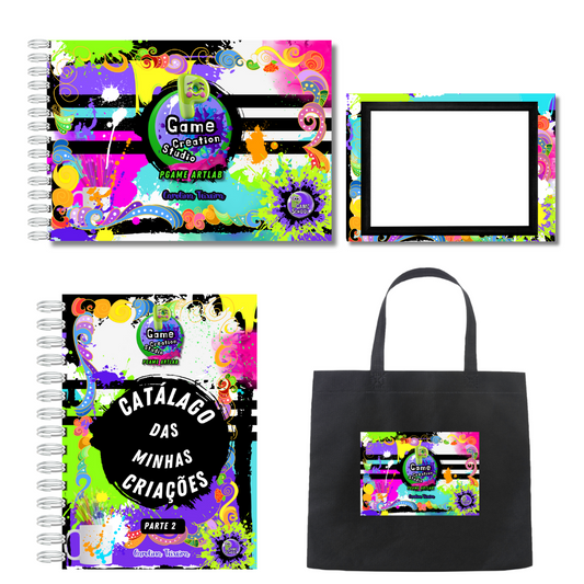 Kit PGame Estúdio de Criações com curso de desenho