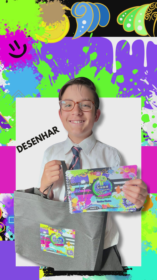 Kit PGame Estúdio de Criações com curso de desenho